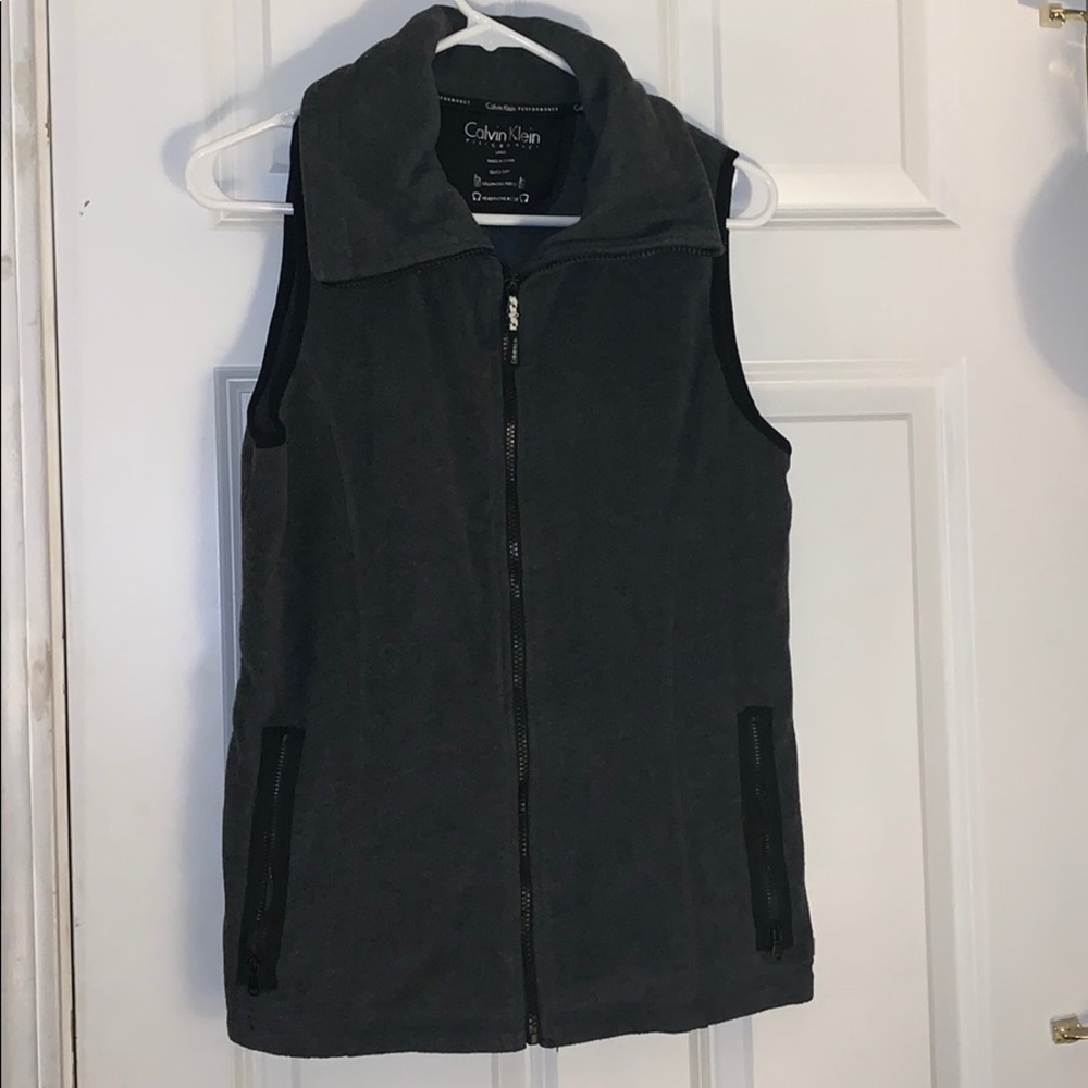 Calvin Klein Grey Fleece Vest
